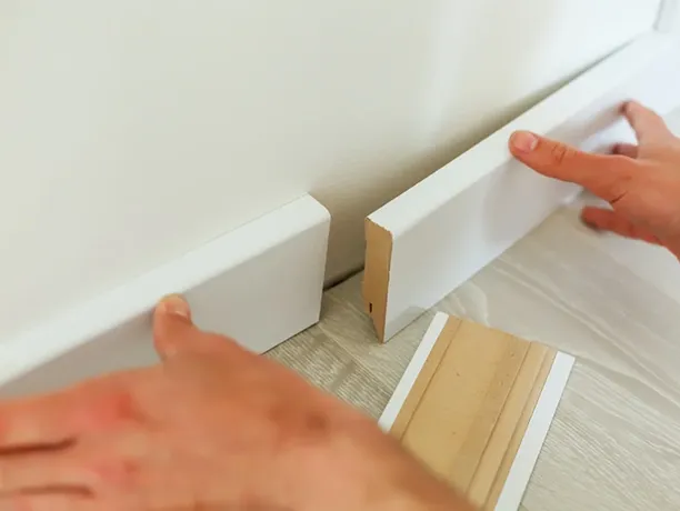 Baseboards install Baseboards install